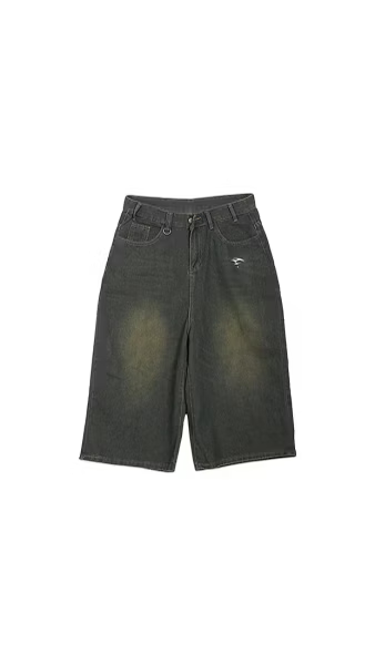 Ò line_Craft Shòrts (Washed Blue)