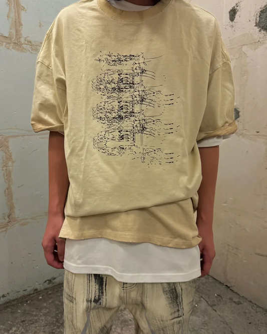 Ò line_Distòry T (Dirty White)