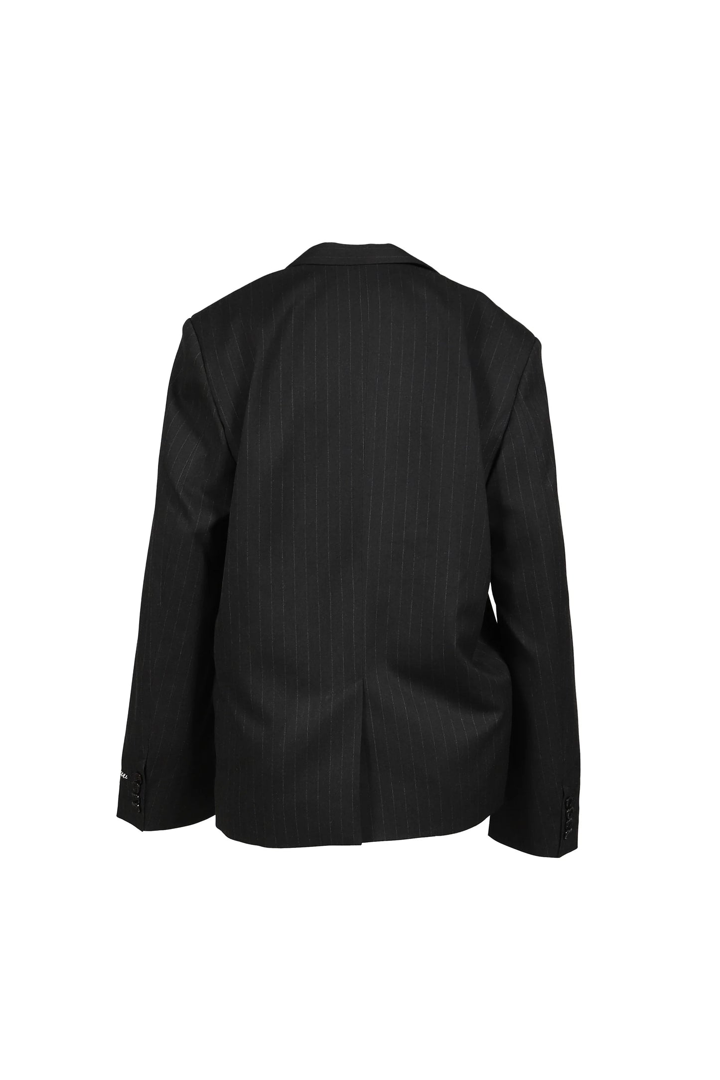 AVAVAV_AVAVAV PLEATED BLAZER (Black)