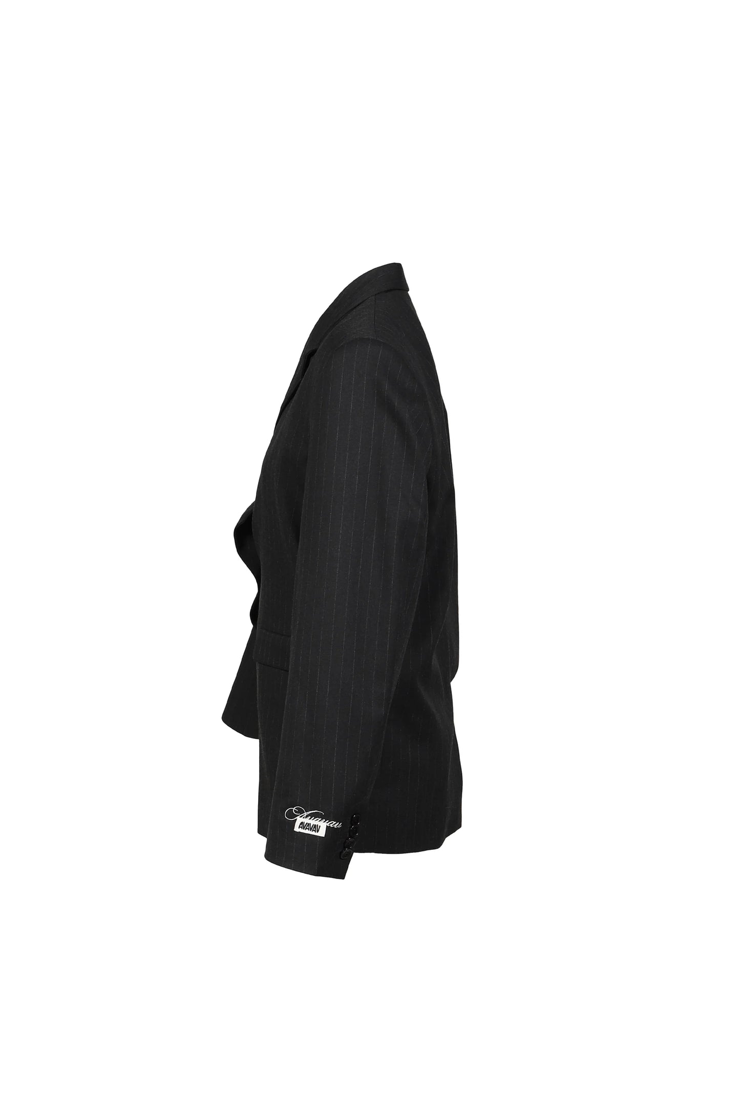 AVAVAV_AVAVAV PLEATED BLAZER (Black)