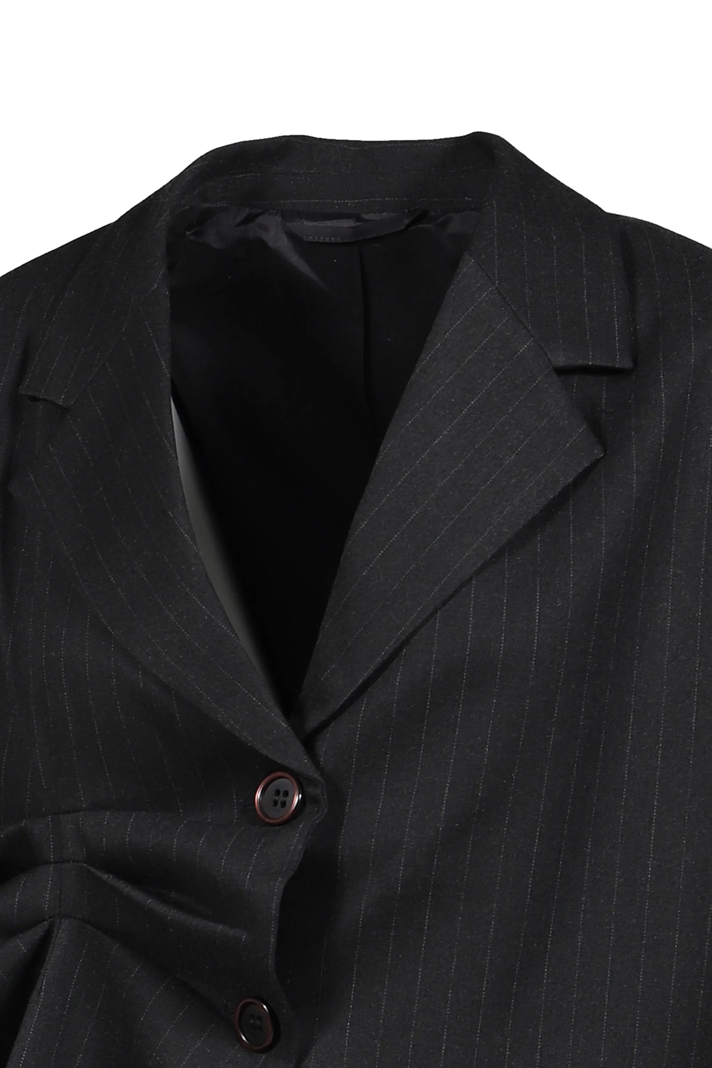 AVAVAV_AVAVAV PLEATED BLAZER (Black)