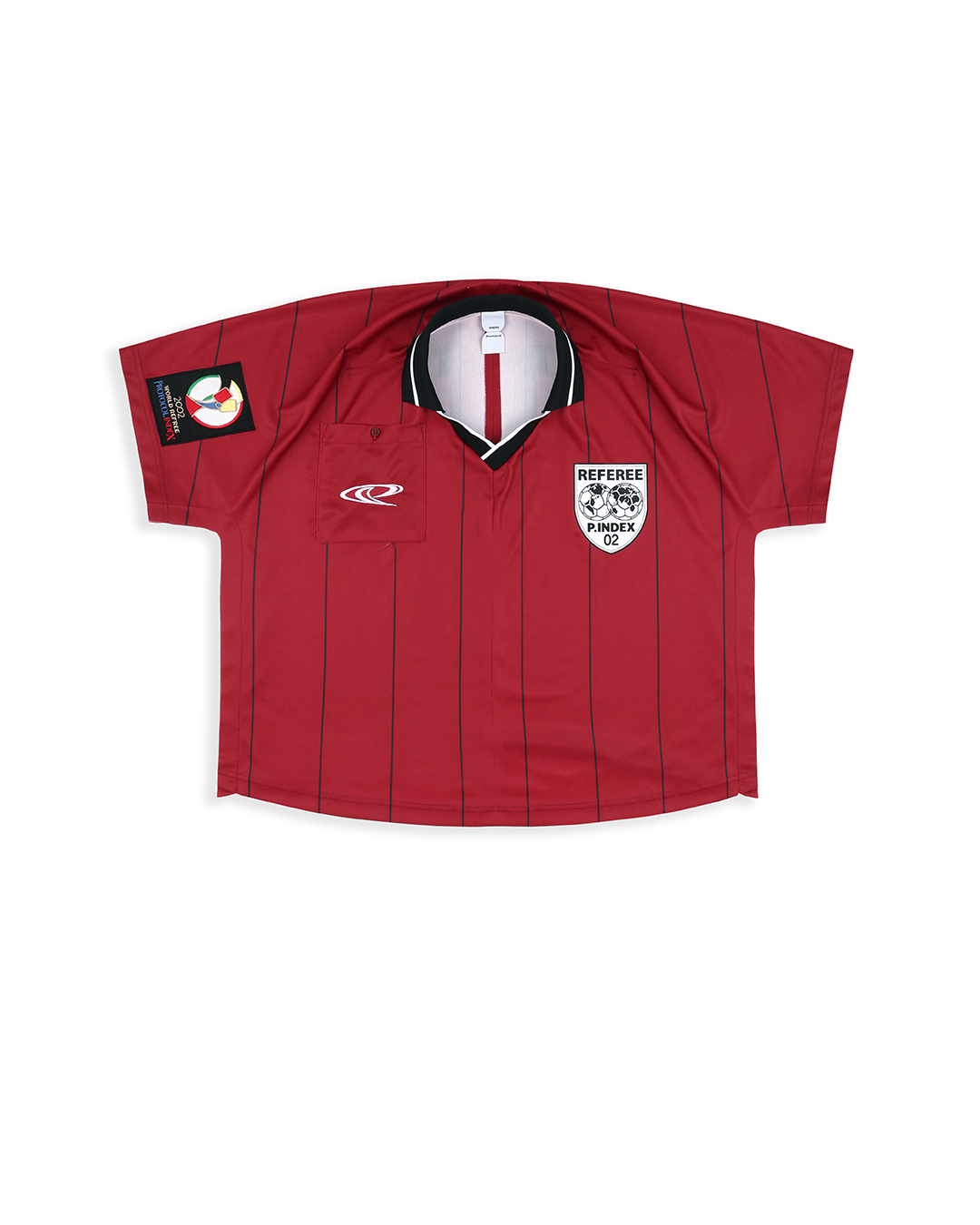 Protocol Index_FAKE SHOULDER REFEREE FOOTBALL JERSEY (Burgundy)