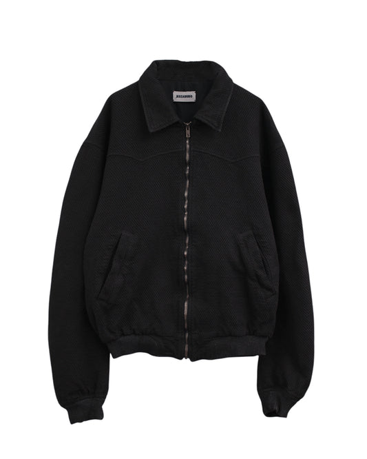 KOZABURO_Alamos Jacket - Hex Sashiko (Black)
