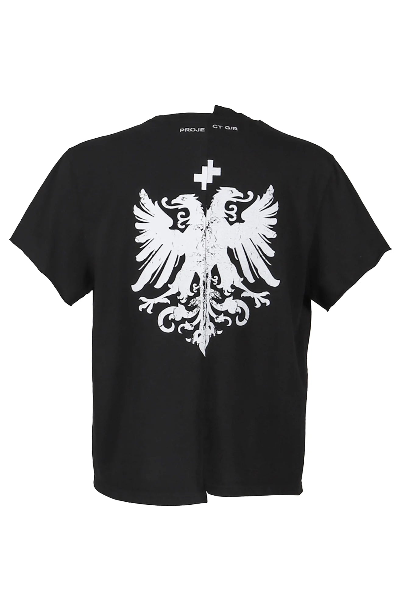 PROJECT G/R_TIGHT FIT SPLIT T-SHIRT (Black)