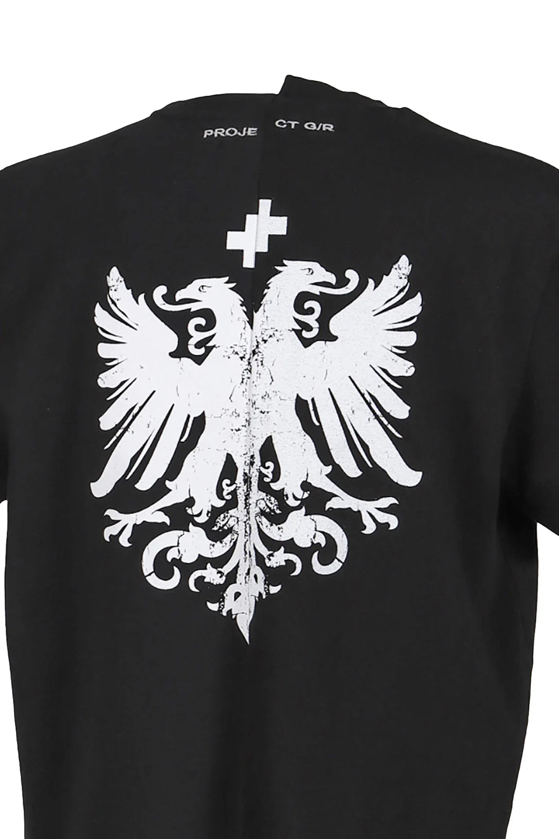 PROJECT G/R_TIGHT FIT SPLIT T-SHIRT (Black)