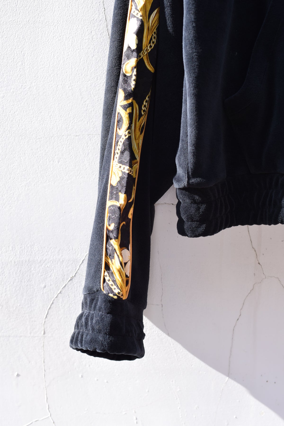 LU'U DAN_Supa-Sleaze Track Jacket (Baroque Black)