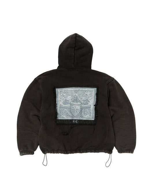 Thug Club_Devil Peace Patch Hoodie (Black)