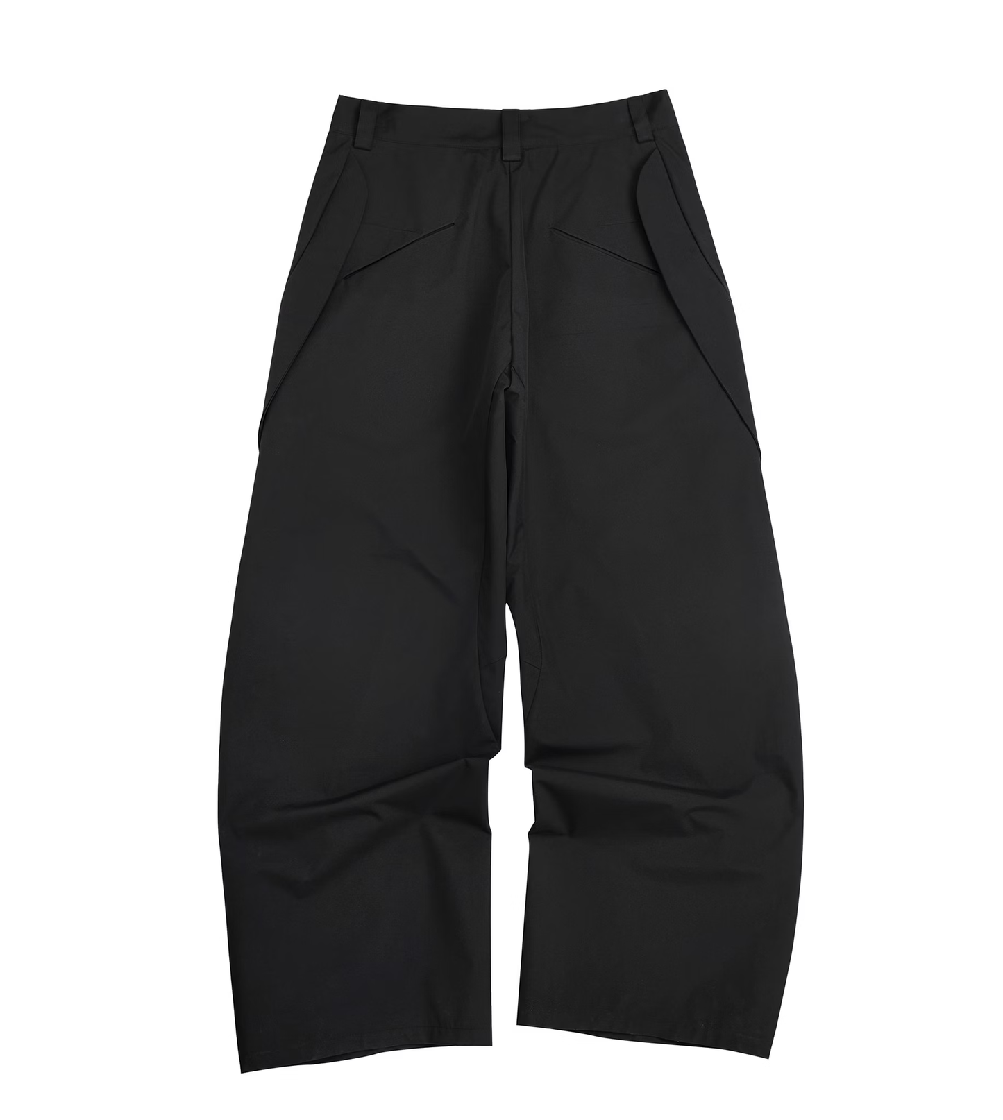 NOUVEAU PROJECT_NOUVEAU PROJECT × Advanced Research-Pkt.Flap Trousers (Black)