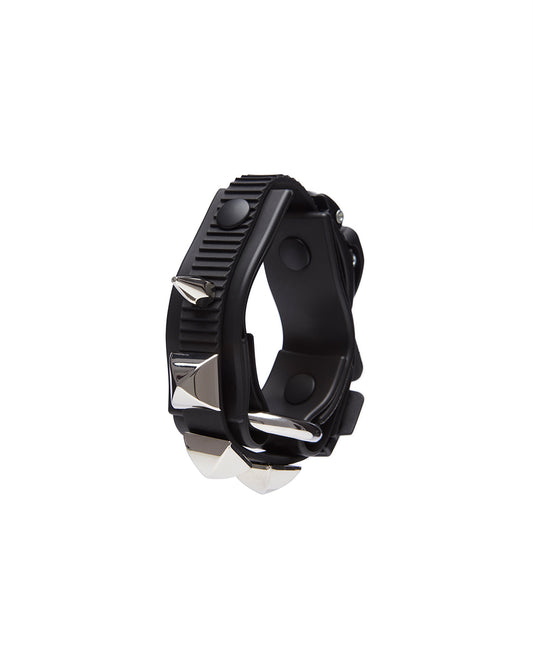INNERRAUM_OBJECT B01 1-RING-STUDS-BRACELET (Black Matt)