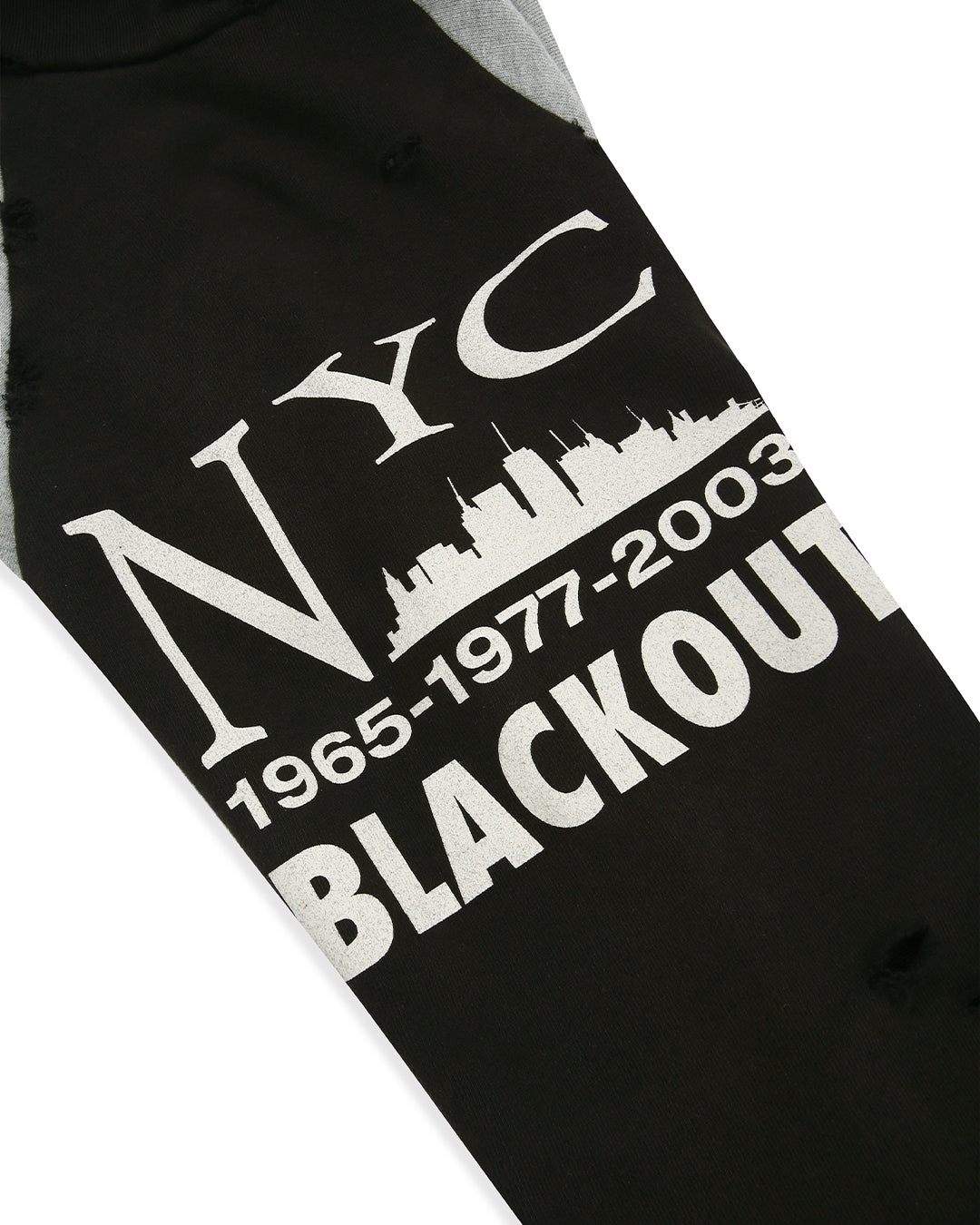 Protocol Index_TIGHT FIT RECONSTRUCTED ZIP HOODIE (Melange Black)