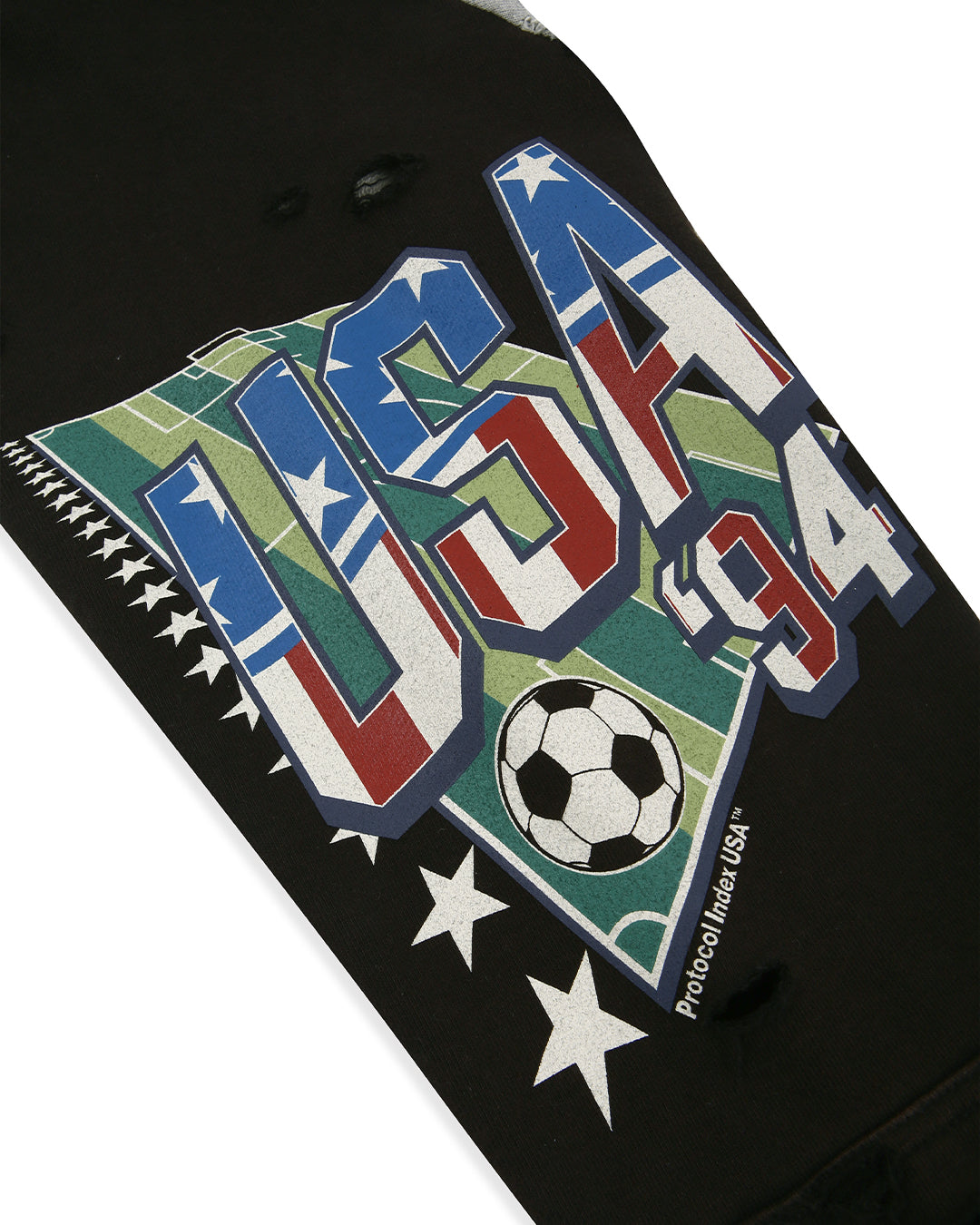 Protocol Index_TIGHT FIT RECONSTRUCTED ZIP HOODIE (Melange Black)