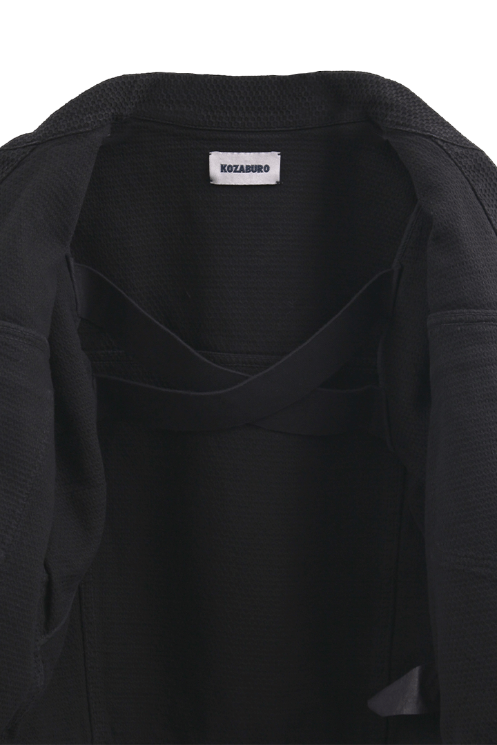 KOZABURO_Cropped Jean Jacket (Black)