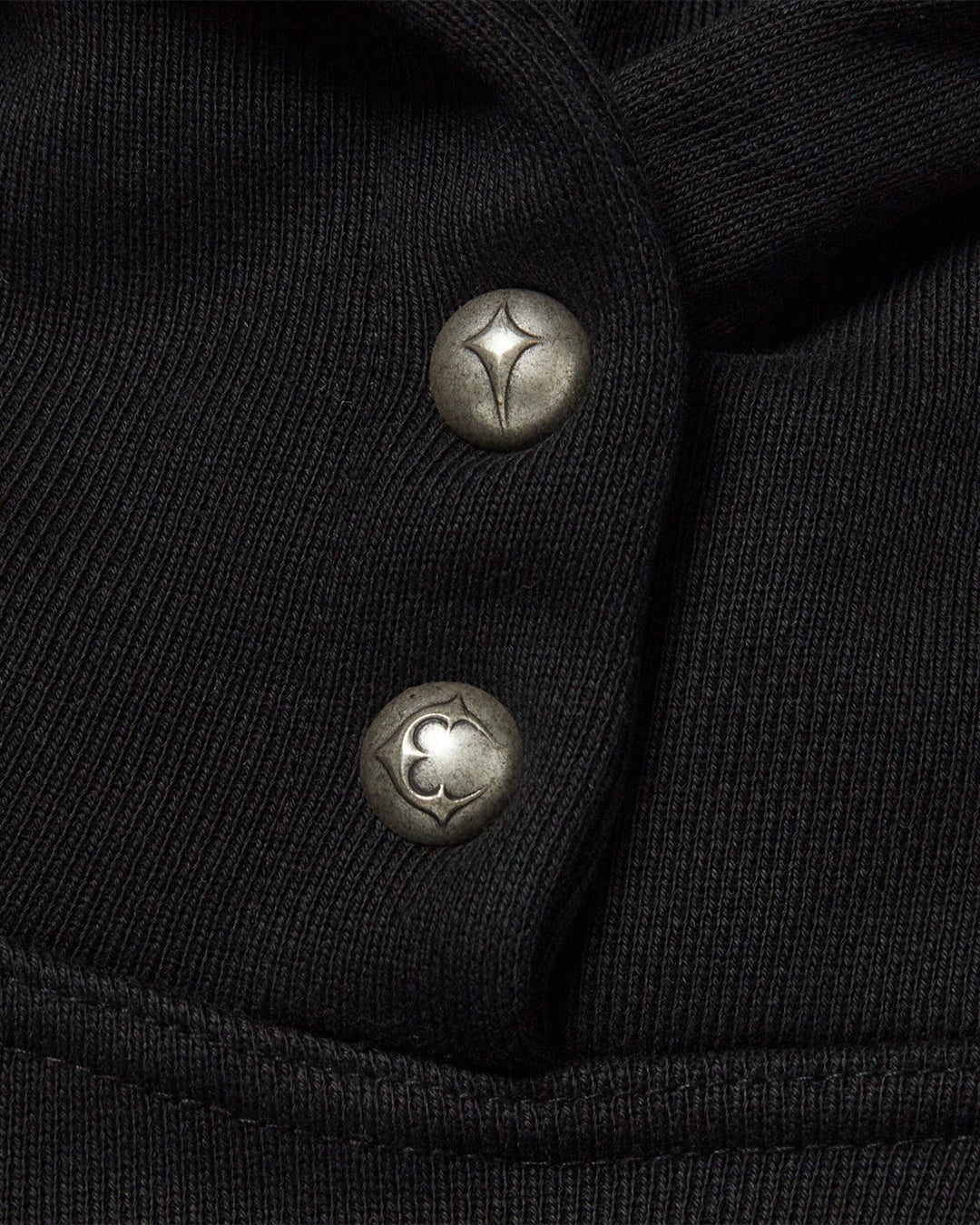 Thug Club_TC Angels Crystal Embellished Hoodie (Black)