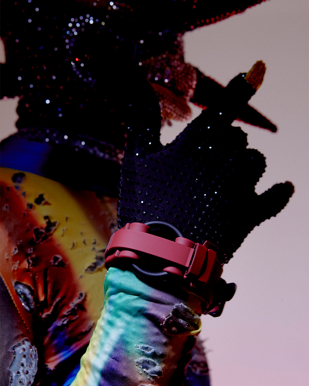 INNERRAUM_OBJECT B01 1-RING-BRACELET (Deep Red)