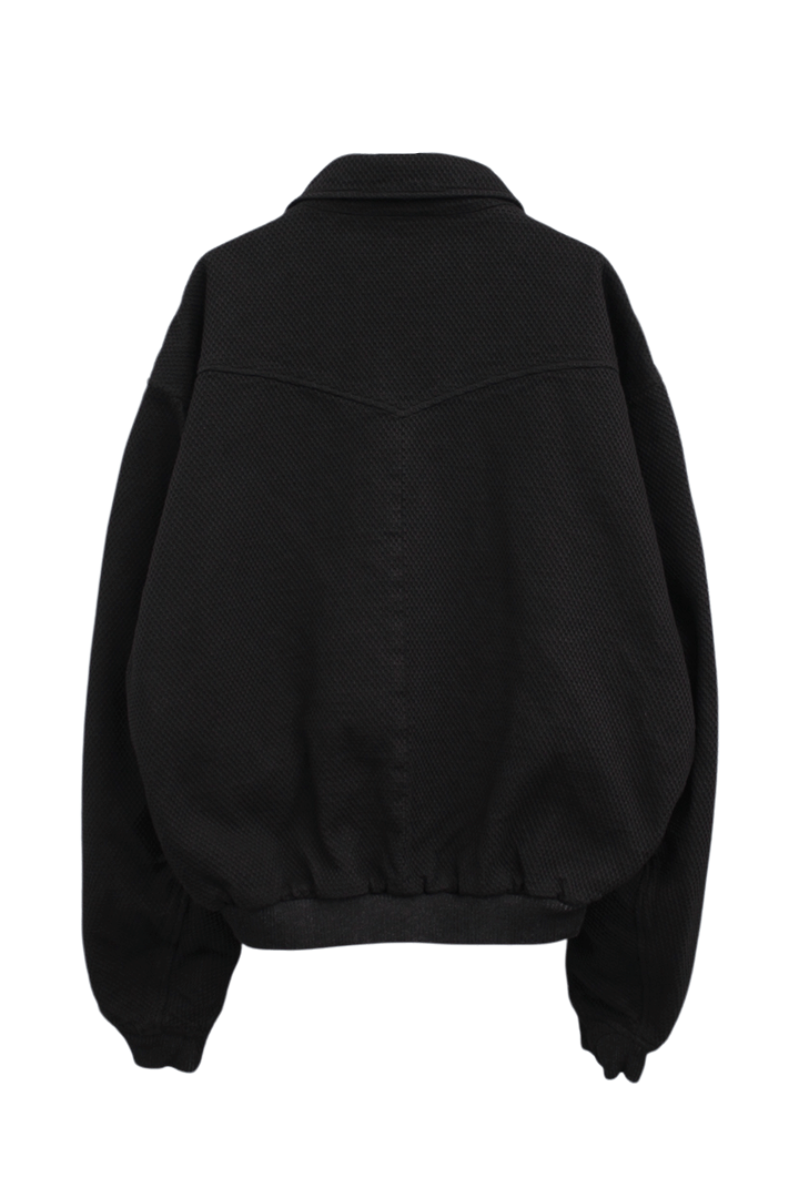KOZABURO_Alamos Jacket - Hex Sashiko (Black)