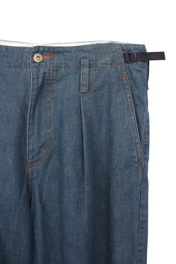 KOZABURO_WIDE LEG TROUSERS (Ice Blue)