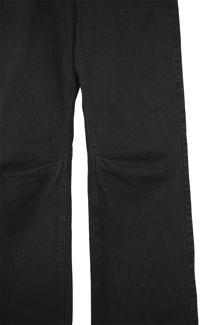 KOZABURO_LOOPER BOOT CUT JEANS (Black)