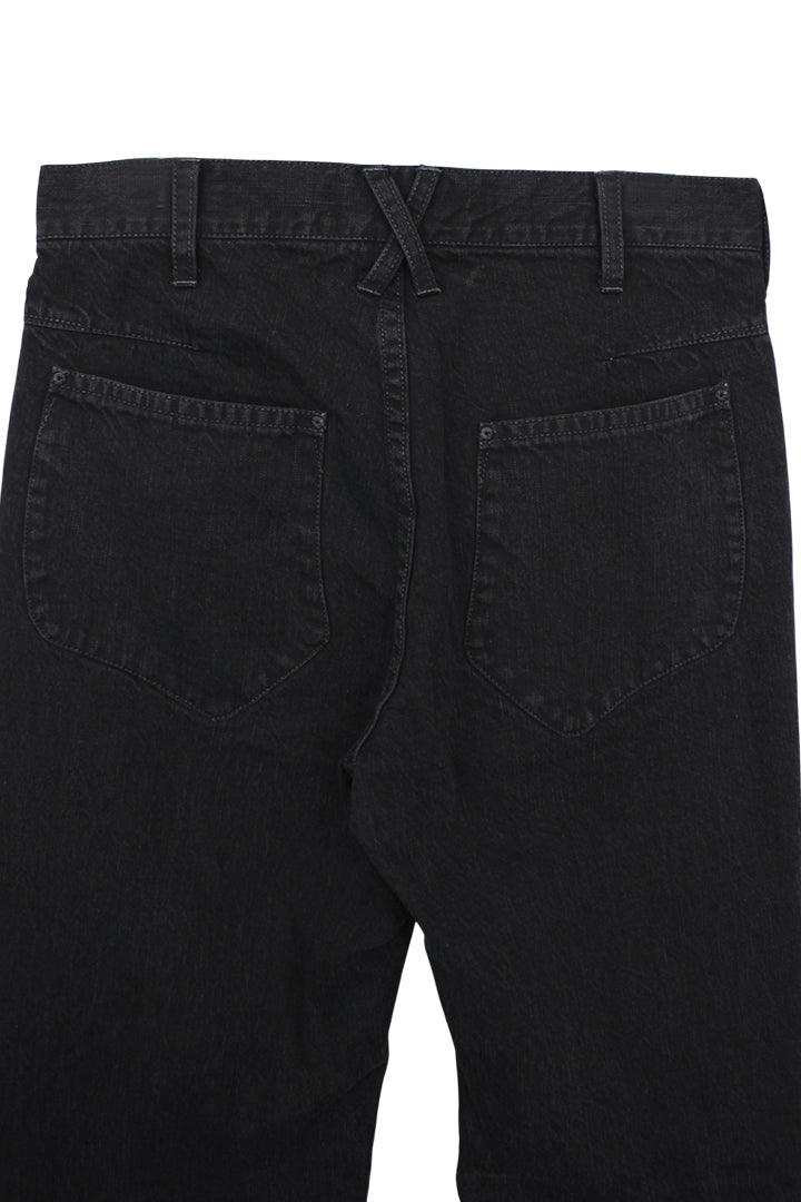 KOZABURO_LOOPER BOOT CUT JEANS (Black)