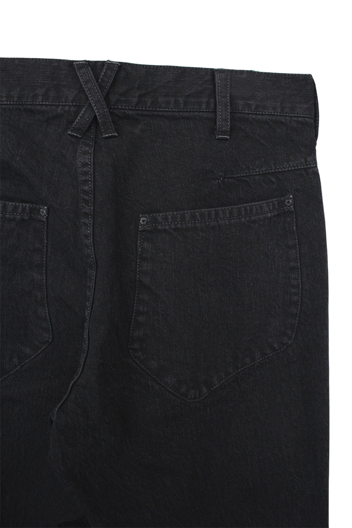 KOZABURO_LOOPER BOOT CUT JEANS (Black)