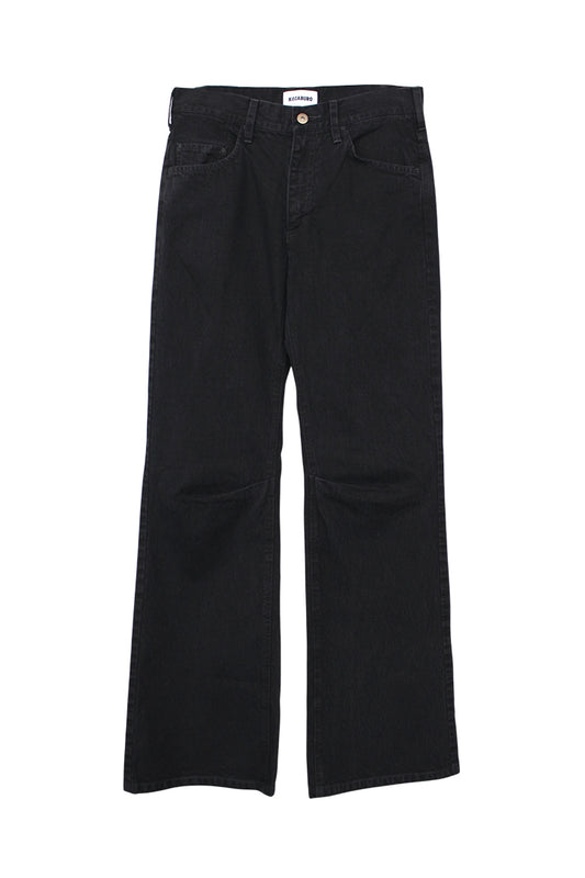 KOZABURO_LOOPER BOOT CUT JEANS (Black)