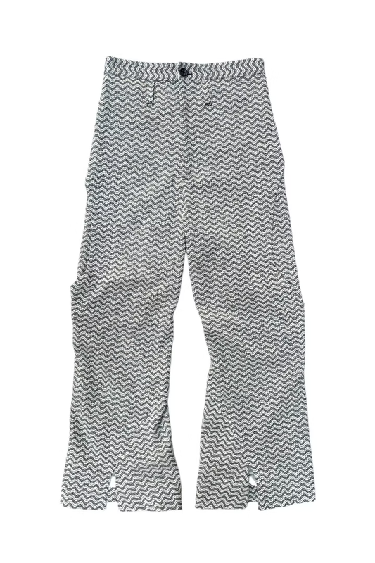 KOZABURO_DEXTER PANTS PRO - WAVE SASHIKO (Black/White)