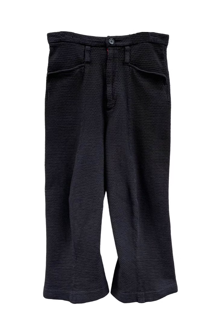 KOZABURO_3D SHAPED TROUSERS (Black)