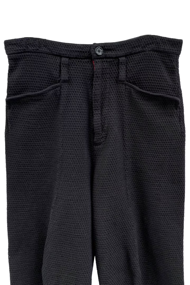 KOZABURO_3D SHAPED TROUSERS (Black)