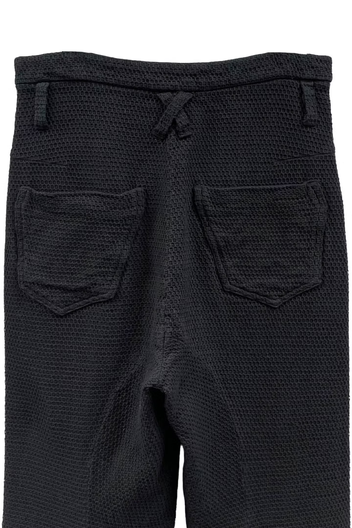 KOZABURO_3D SHAPED TROUSERS (Black)