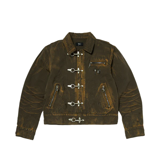 Thug Club_TC Two Tone Washed Jacket (Olive)