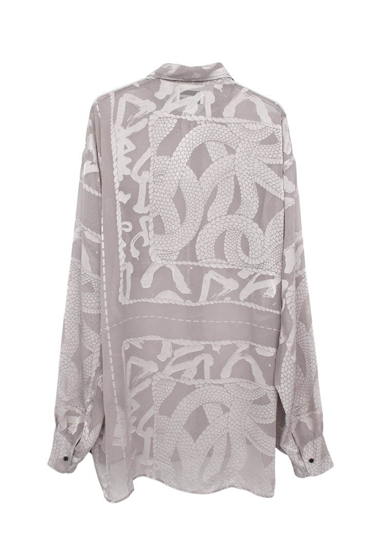 KOZABURO_OPAL BOXY FIT FLAP POCKET SHIRT (Beige)