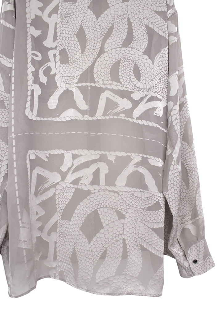 KOZABURO_OPAL BOXY FIT FLAP POCKET SHIRT (Beige)