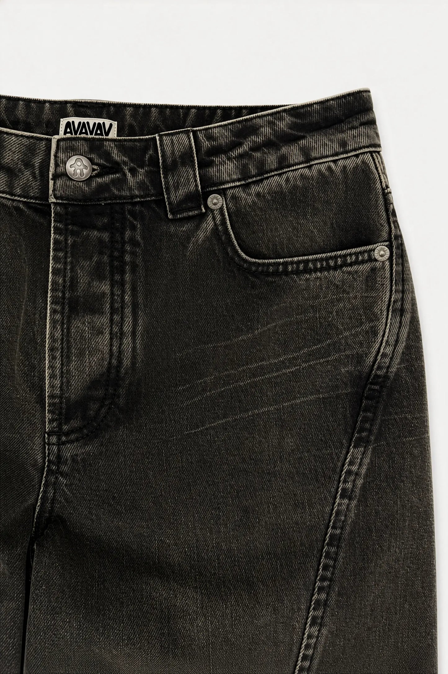 AVAVAV_JESSIE PLEATED JEANS (Stonewash)