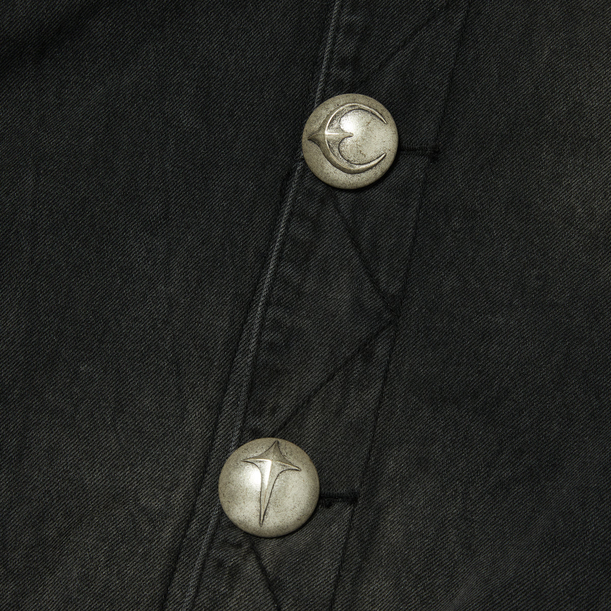 Thug Club_Iron Steel Focus Denim Jacket (Black)