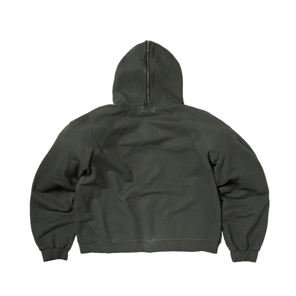 Thug Club_Bulk Shoulder Gladiator Zip-Up Hoodie (Charcoal Thug Club_Bulk Shoulder Gladiator Zip-Up Hoodie (Charcoal