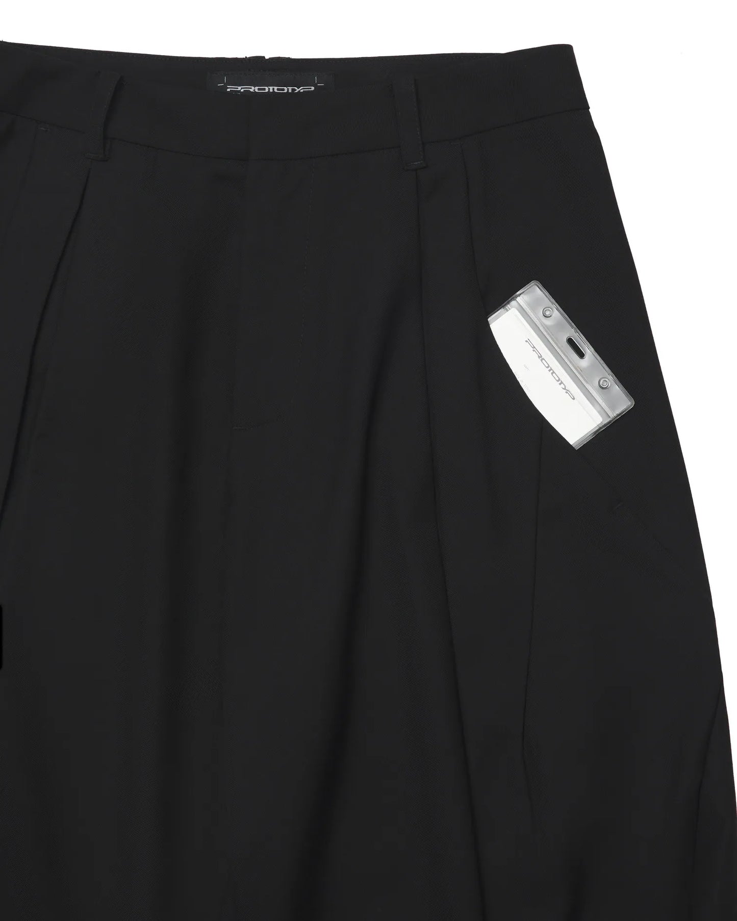 PROTOTYP_PTP-25A-SU-LPT-001 ACCELERATION AXIS Folded Trousers (Black)