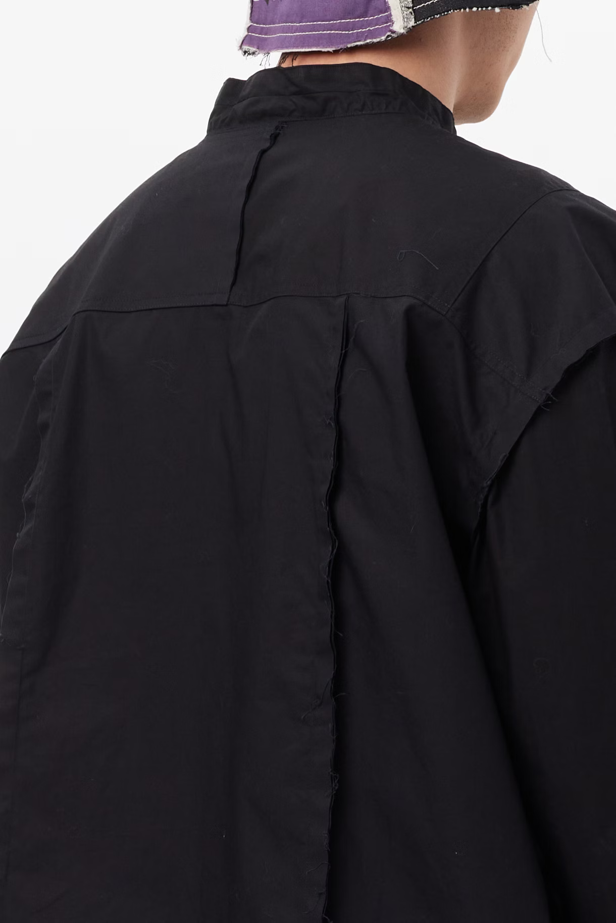 W Song_SHORT MONO SHIRT (Black)