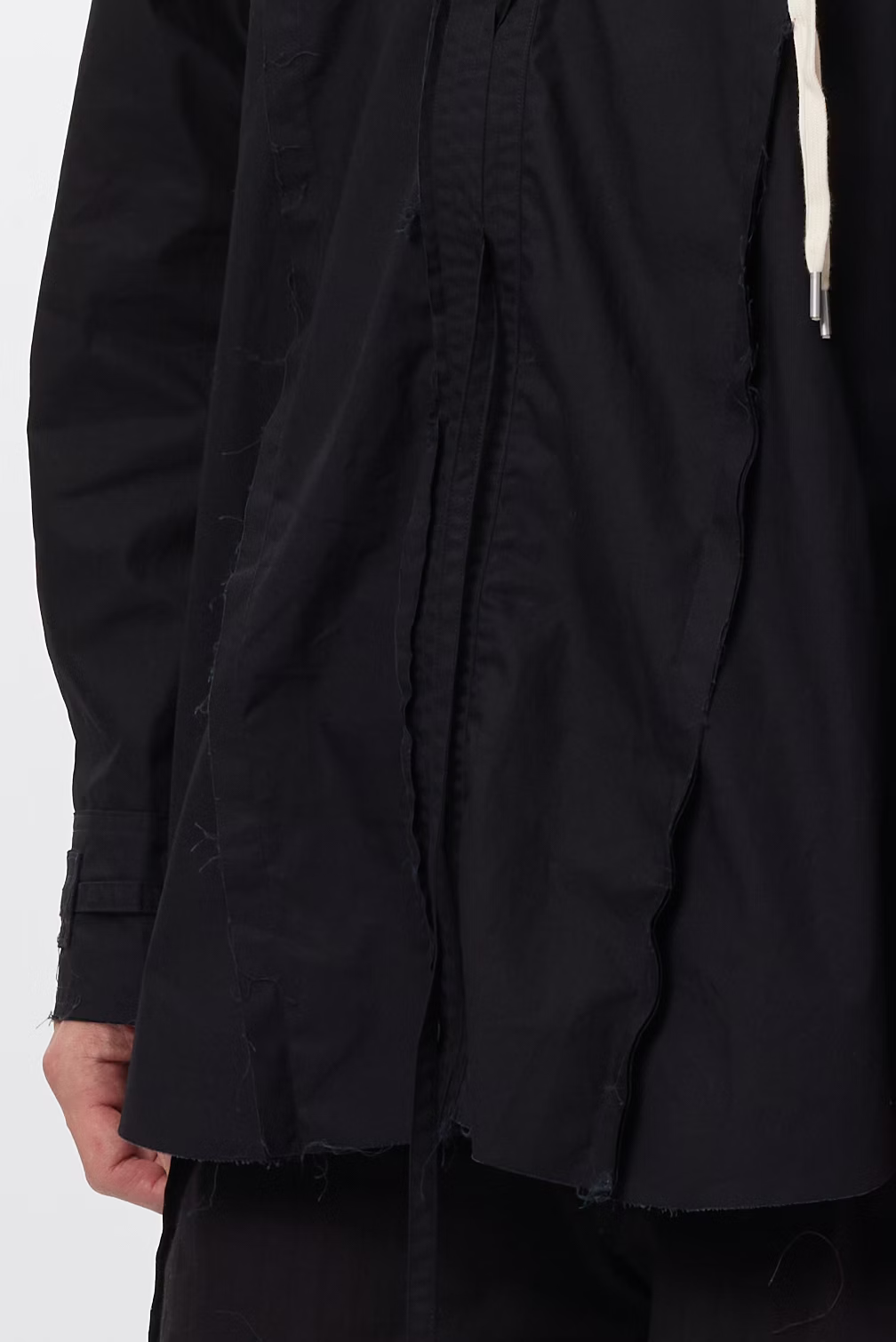 W Song_SHORT MONO SHIRT (Black)