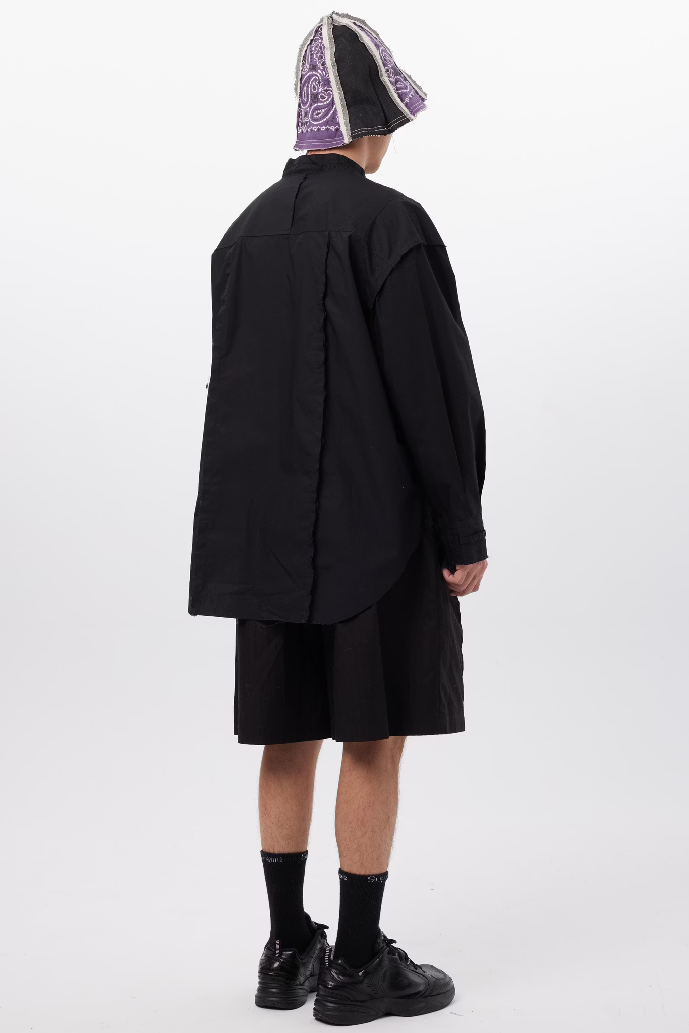 W Song_SHORT MONO SHIRT (Black)