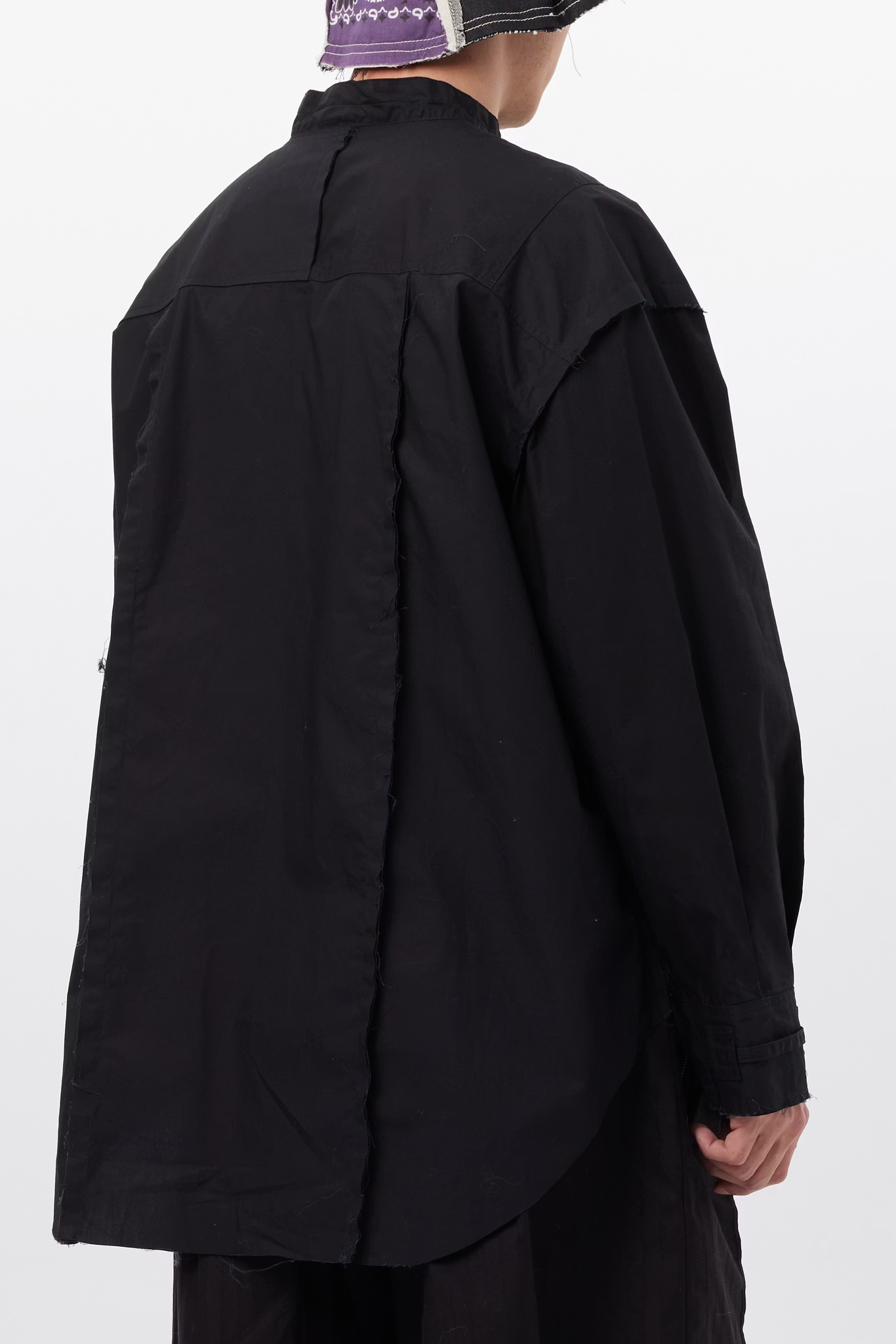 W Song_SHORT MONO SHIRT (Black)