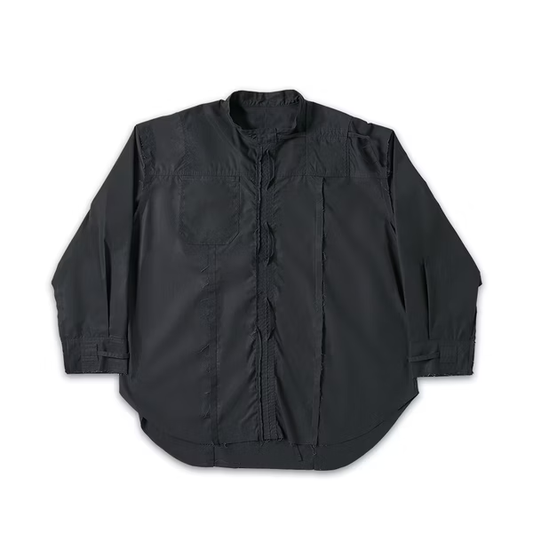 W Song_SHORT MONO SHIRT (Black)