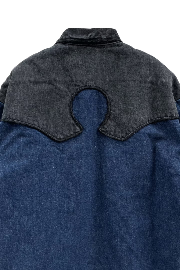 KOZABURO_WESTERN SHIRTS (Indigo)