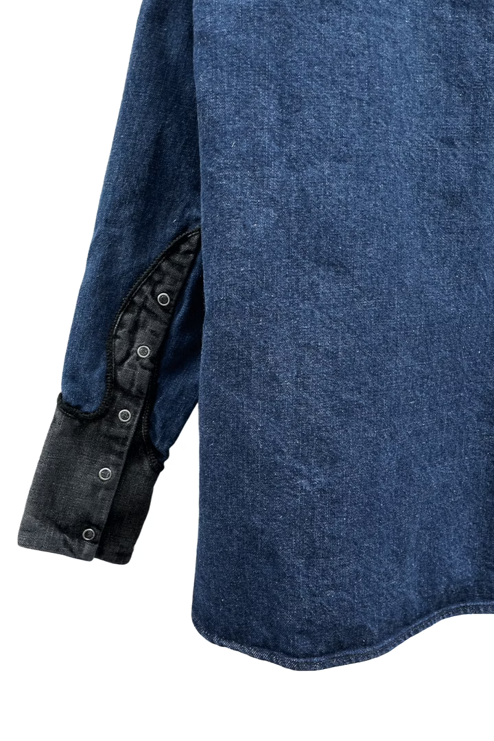 KOZABURO_WESTERN SHIRTS (Indigo)