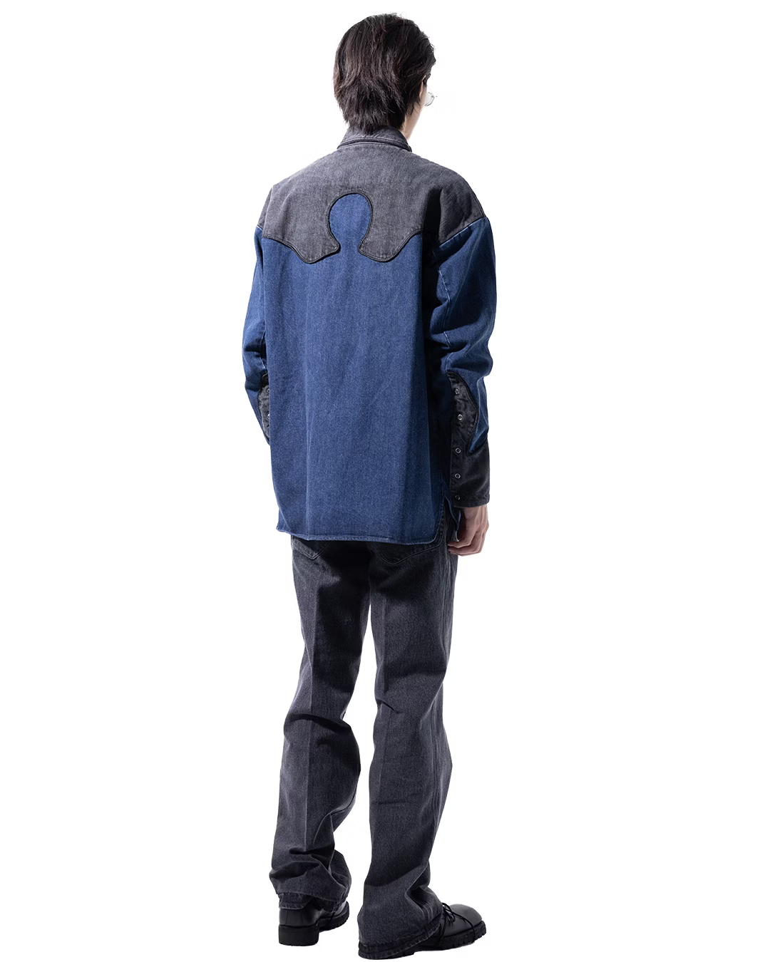 KOZABURO_WESTERN SHIRTS (Indigo)