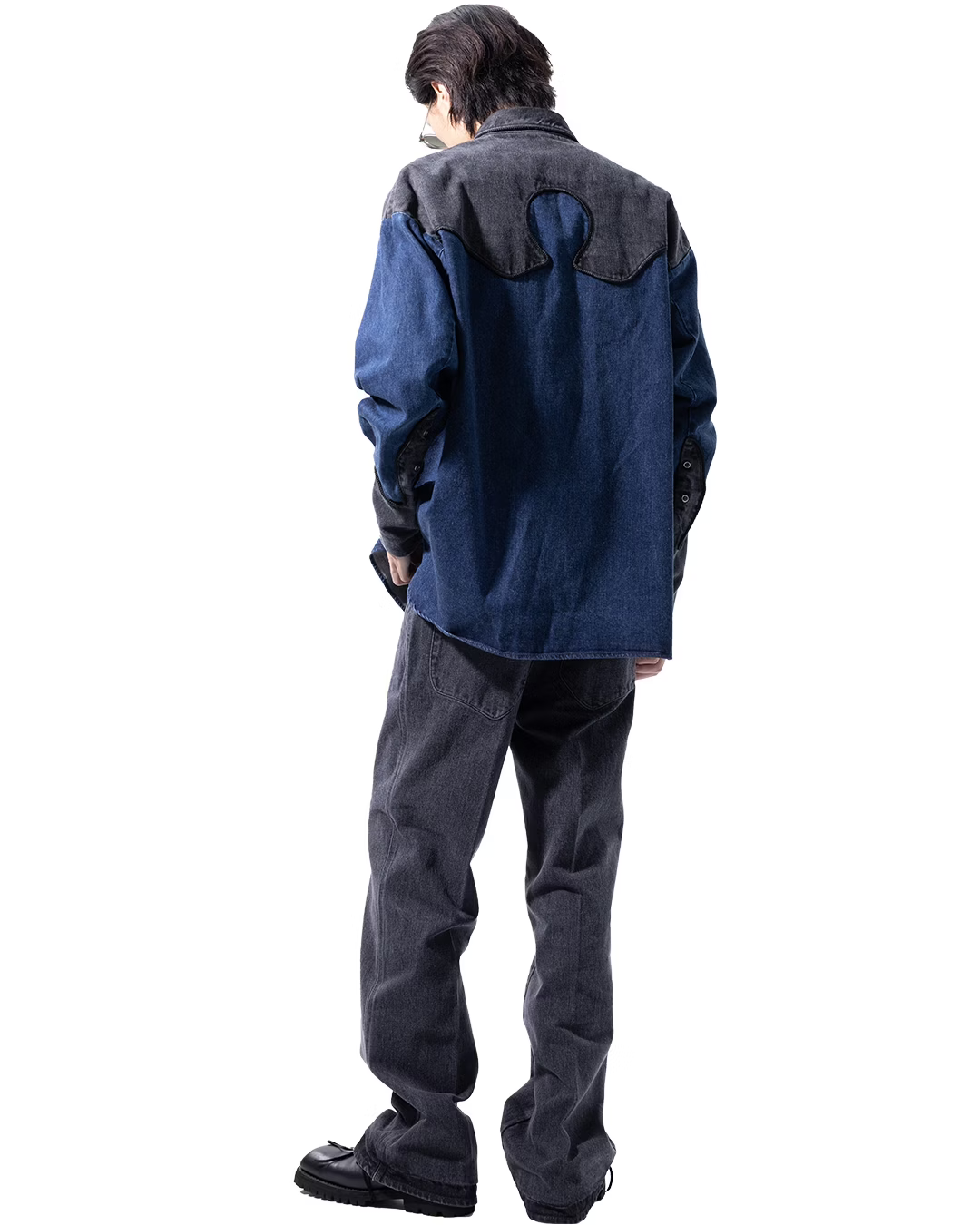 KOZABURO_WESTERN SHIRTS (Indigo)