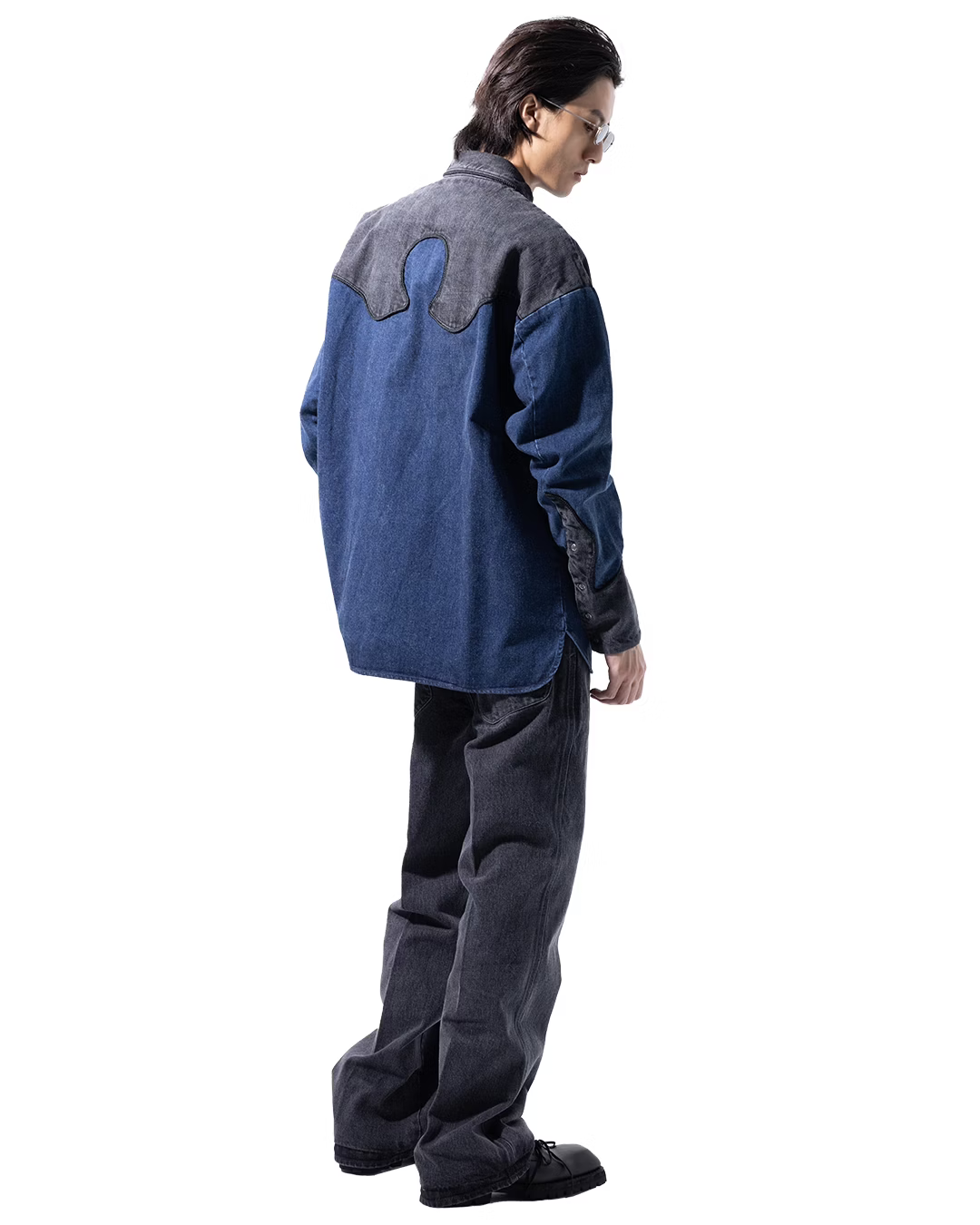 KOZABURO_WESTERN SHIRTS (Indigo)