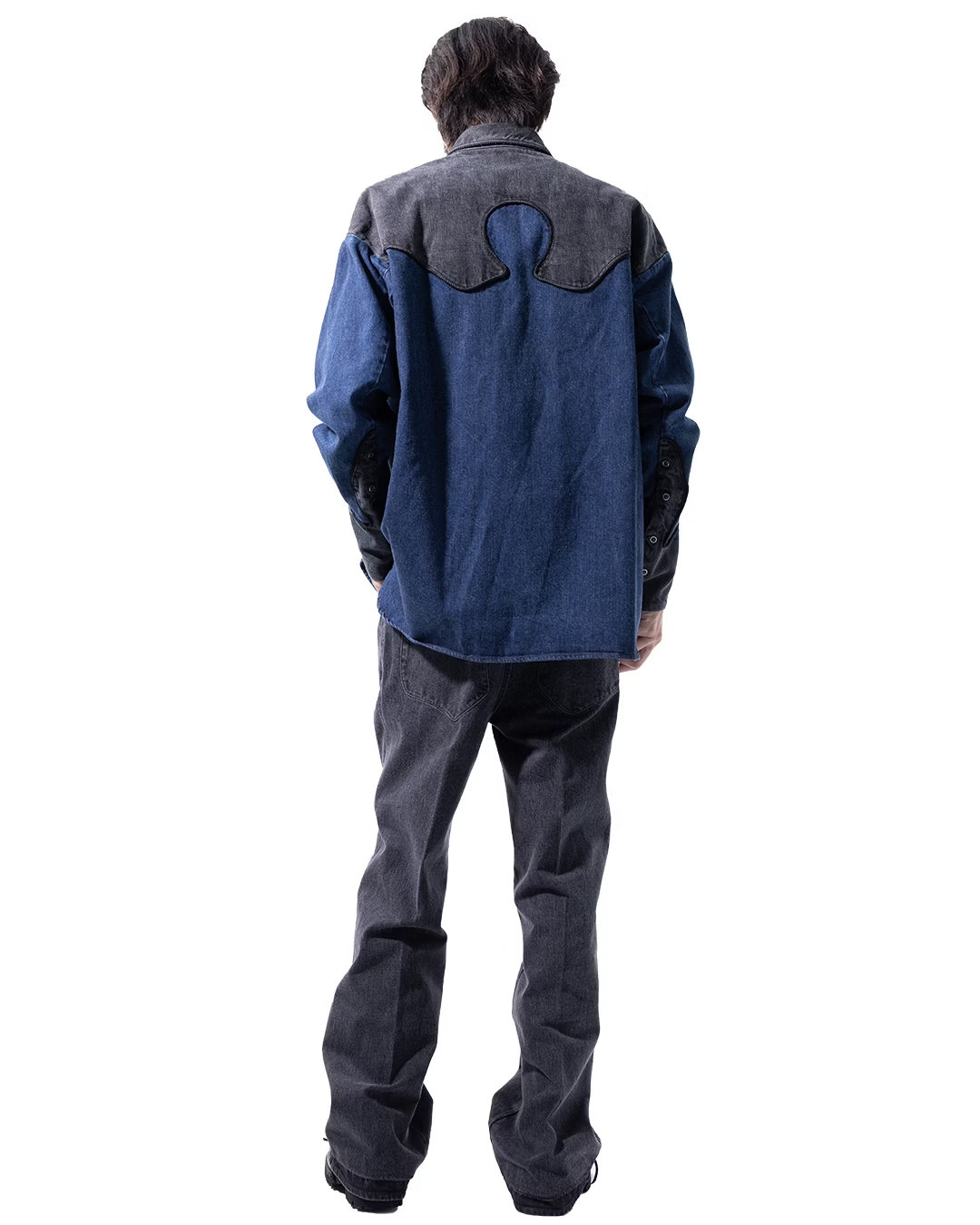 KOZABURO_WESTERN SHIRTS (Indigo)