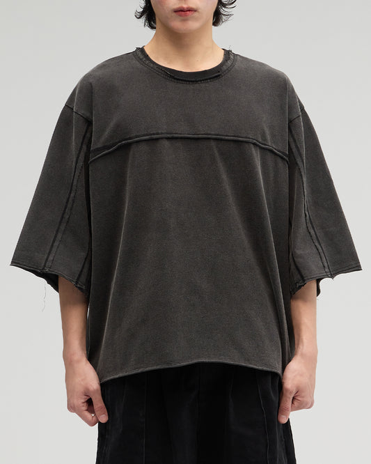 VACANT_Spliced Tee (Black)