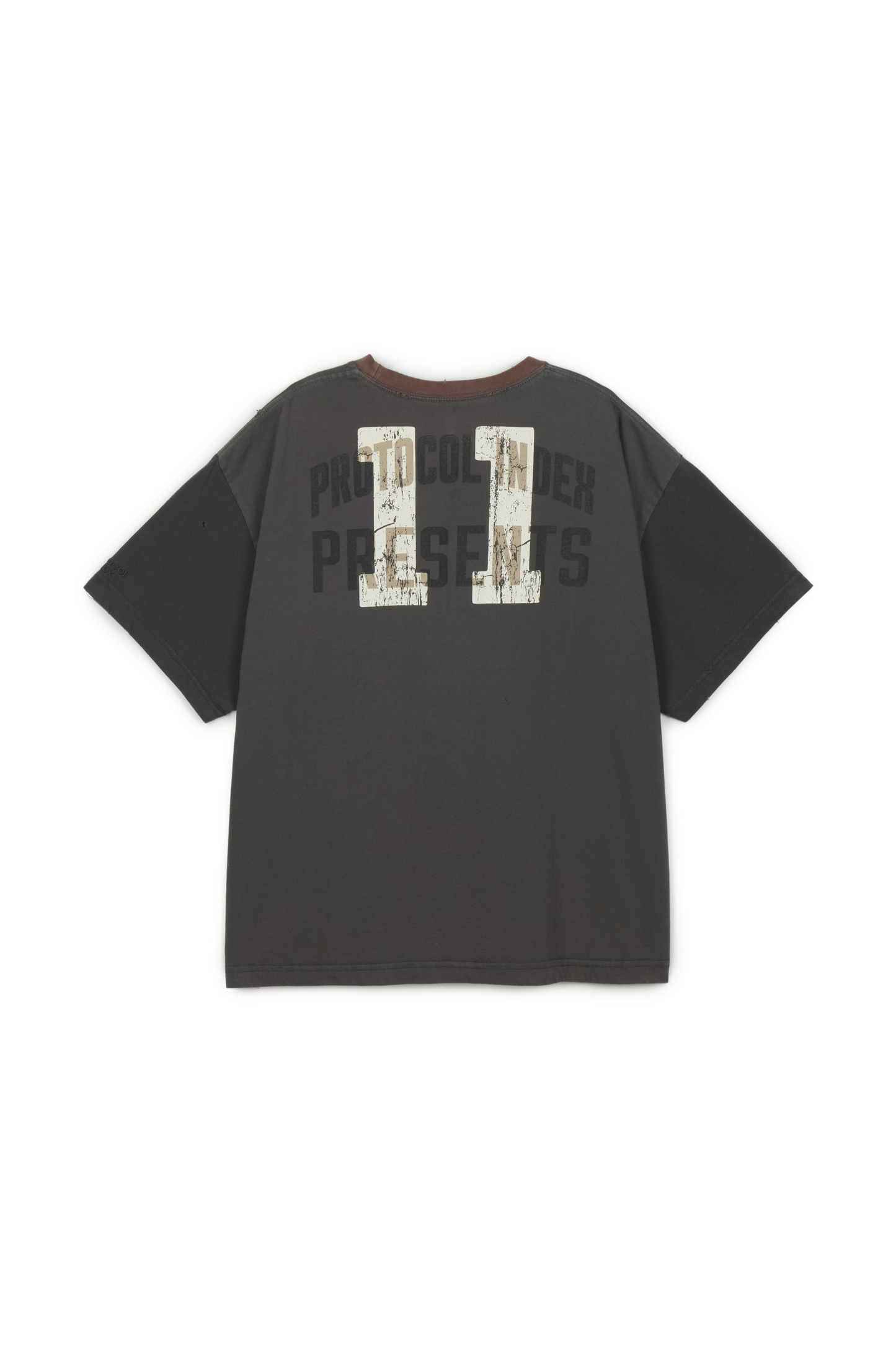 Protocol Index_Paneled Pocket T-Shirt (Charcoal Mix)