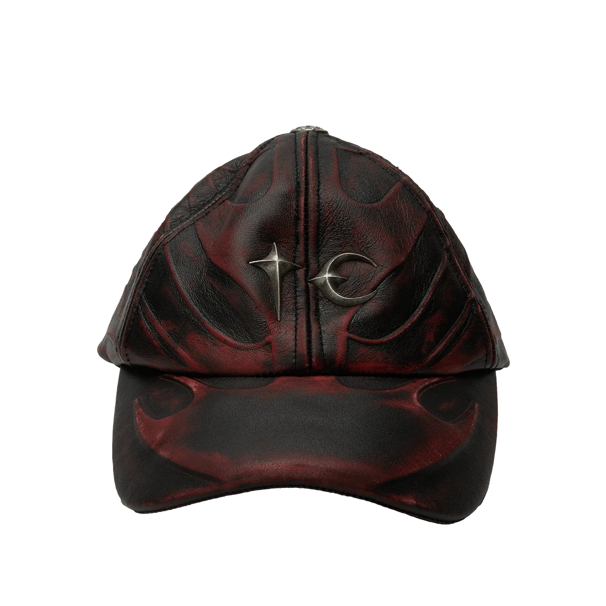 Thug Club_TC Leather Chopper Cap (Red)