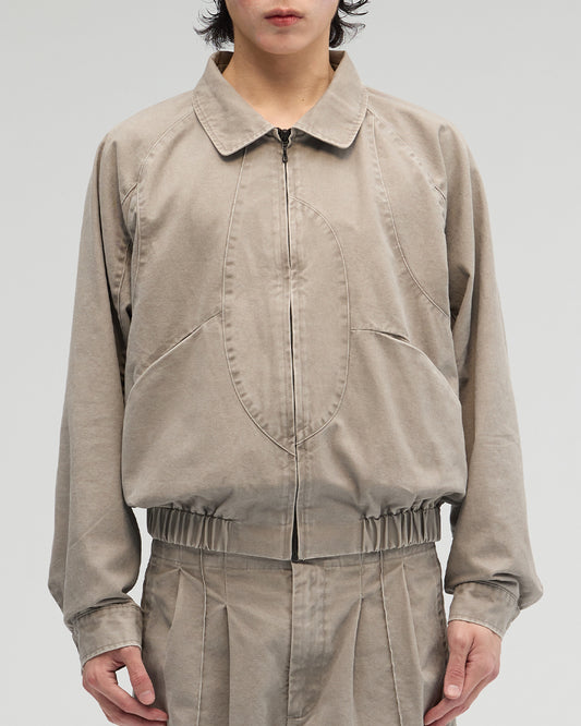 VACANT_Washed Harrington Jacket (Gray)